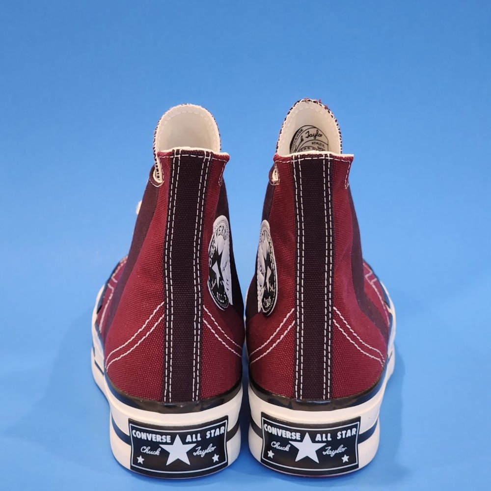 Converse Chuck 70 Plus Hi 'Dark Beetroot' Canvas Unisex Sneakers A01389C NWT - Picture 5 of 6